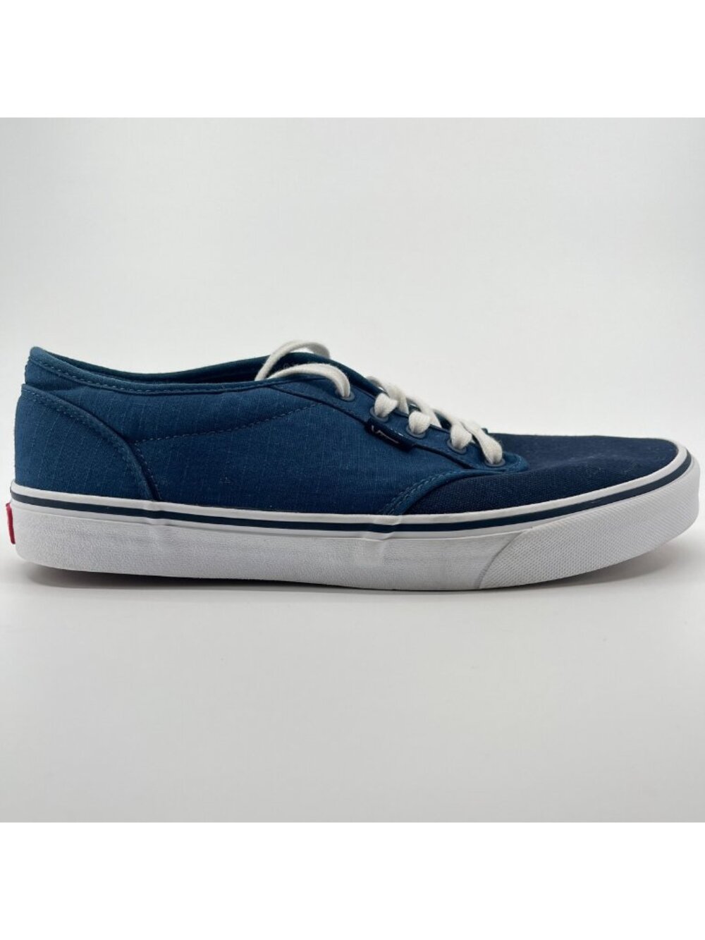 Vans Atwood Mens Size 11 Blue White Athletic Walking Skateboard Shoes Sneakers